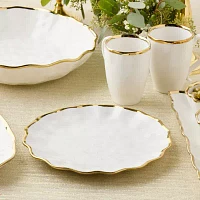 Certified International Regency Gold 4-pc. Porcelain Dinner Plate