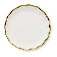 Certified International Regency Gold 4-pc. Porcelain Salad Plate
