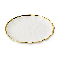 Certified International Regency Gold 4-pc. Porcelain Salad Plate