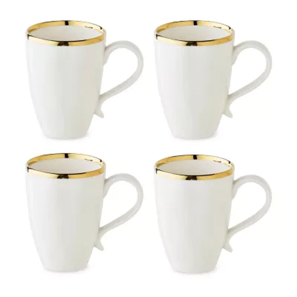 Certified International Regency Gold 4-pc. Coffee Mug