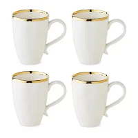 Certified International Regency Gold 4-pc. Coffee Mug