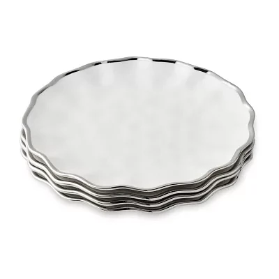 Certified International Regency Silver 4-pc. Porcelain Dinner Plate
