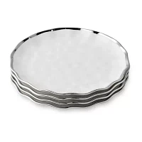 Certified International Regency Silver 4-pc. Porcelain Salad Plate