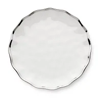 Certified International Regency Silver 4-pc. Porcelain Salad Plate