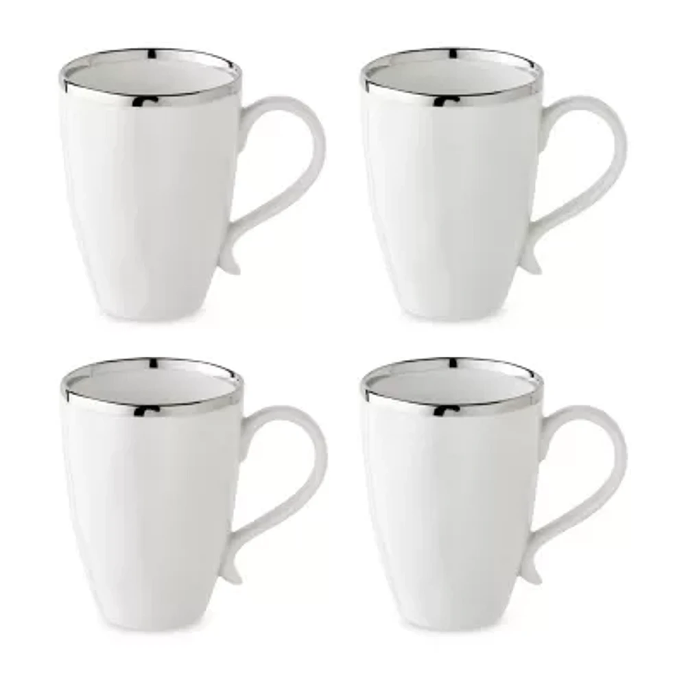 Certified International Regency Silver 4-pc. Coffee Mug