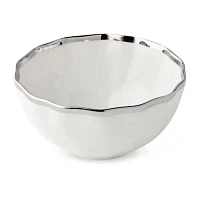 Certified International Regency Silver 4-pc. Porcelain Cereal Bowl