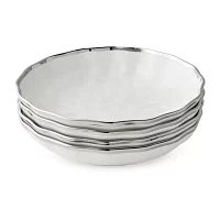 Certified International Regency Silver 4-pc. Porcelain Soup Bowl