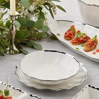 Certified International Regency Silver 4-pc. Porcelain Soup Bowl