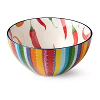 Certified International Caliente 6-pc. Porcelain Ice Cream Bowl