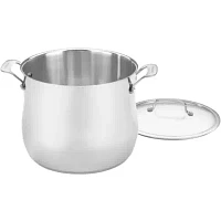 Cuisinart® Contour 12-qt. Stainless Steel Stock Pot with Lid