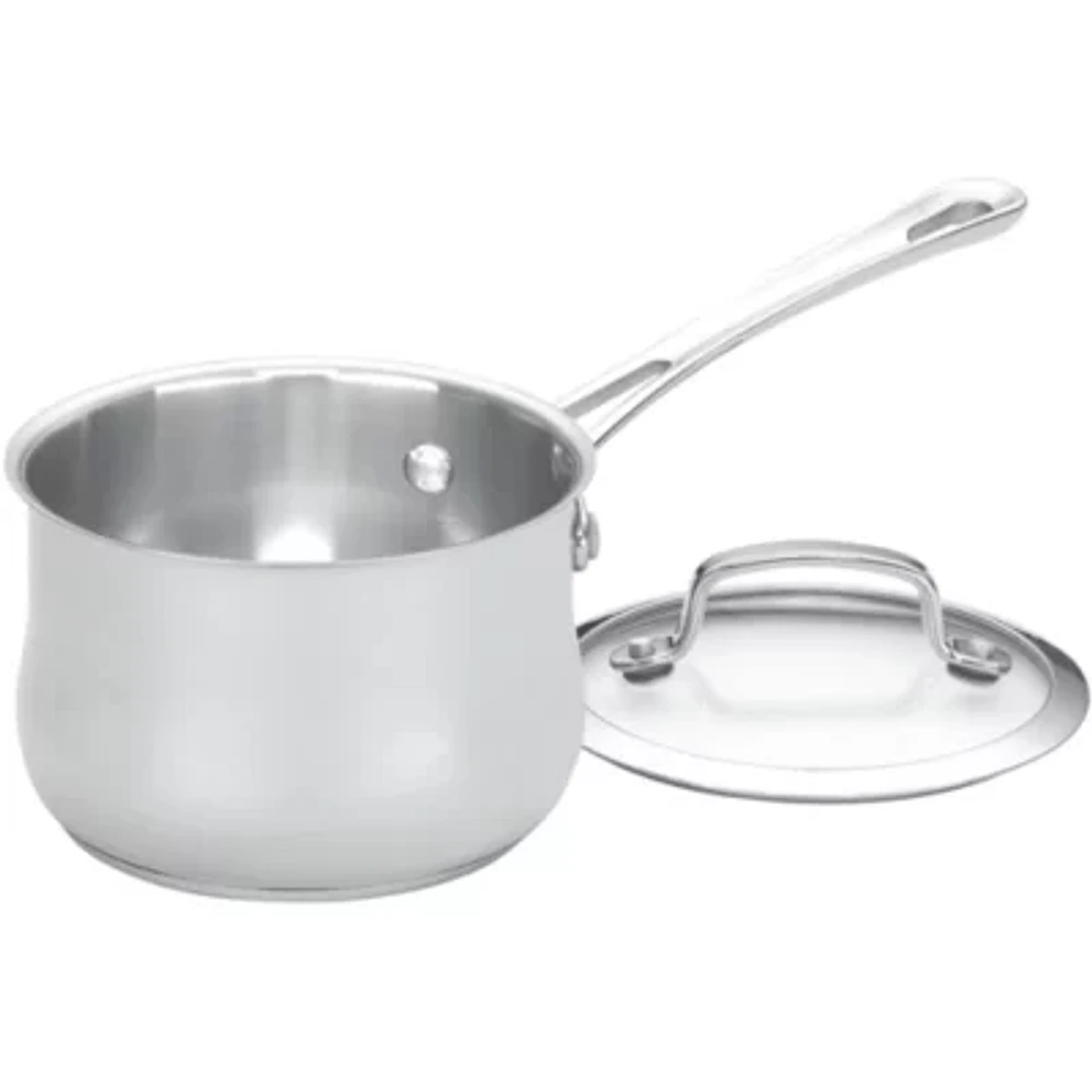 Cuisinart Contour 1-qt. Stainless Steel Saucepan with Lid