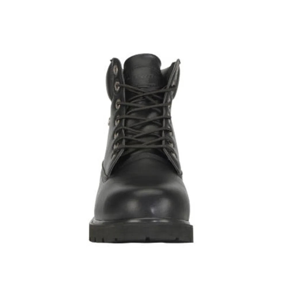 Lugz Mens Drifter 6 Steel Toe Water Resistant Slip Flat Heel Work Boots