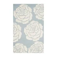 Safavieh Dacre Floral Wool Indoor Rectangular Area Rug