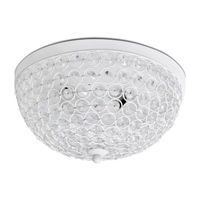 Elegant Designs 2 LT Elipse Crystal Flush Mount