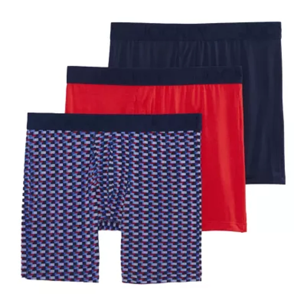 Jockey Ultra Soft Mens 3 Pack Boxer Briefs