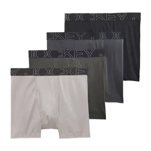 Jockey Active Stretch Mens 3 Pack Boxer Briefs