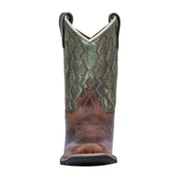 Dan Post Girls Teddy Stacked Heel Cowboy Boots