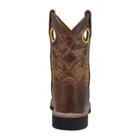 Dan Post Little & Big  Boys Amarillo Block Heel Cowboy Boots