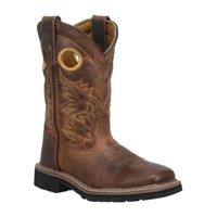 Dan Post Little & Big  Boys Amarillo Block Heel Cowboy Boots