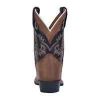 Dan Post Little & Big  Boys Rascal Stacked Heel Cowboy Boots