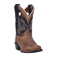 Dan Post Little & Big  Boys Rascal Stacked Heel Cowboy Boots