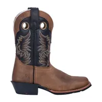 Dan Post Little & Big  Boys Rascal Stacked Heel Cowboy Boots