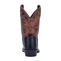 Dan Post Little & Big  Boys River Stacked Heel Cowboy Boots