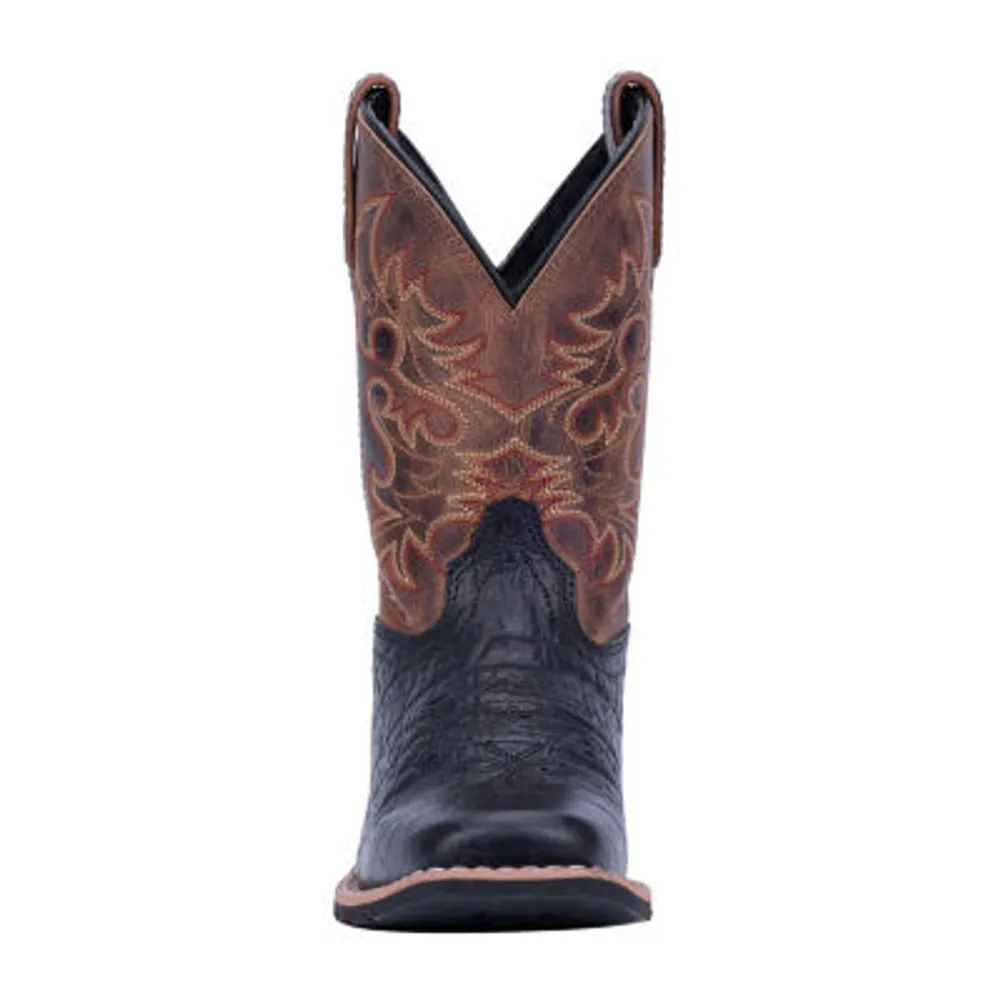 Dan Post Little & Big  Boys River Stacked Heel Cowboy Boots