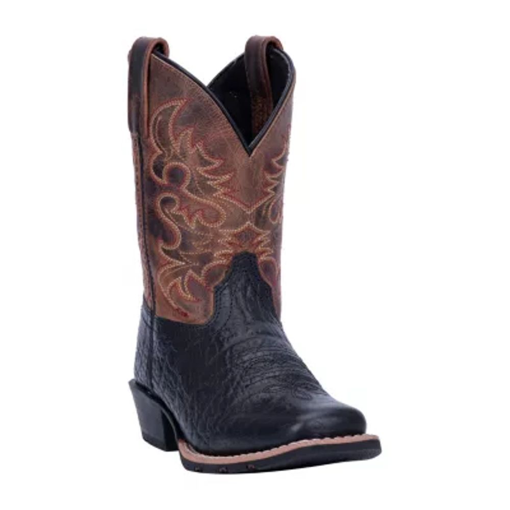 Dan Post Little & Big  Boys River Stacked Heel Cowboy Boots