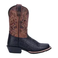 Dan Post Little & Big  Boys River Stacked Heel Cowboy Boots