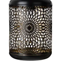 Glitzhome 8.75" Cutout Solar Powered Outdoor Lantern