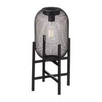 Glitzhome 14.25" Solar Powered Outdoor Lantern