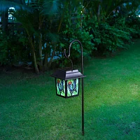 Glitzhome 30" Solar Powered Garden Stake Pathway Light