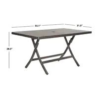 Dilettie Patio Folding Table