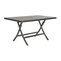 Dilettie Patio Folding Table