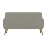 Kingston Mid Century Modern Sofa with Natural Legs