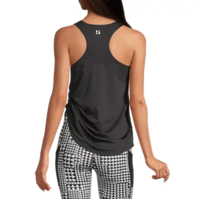 Sports Illustrated Womens Crew Neck Sleeveless Tank Top