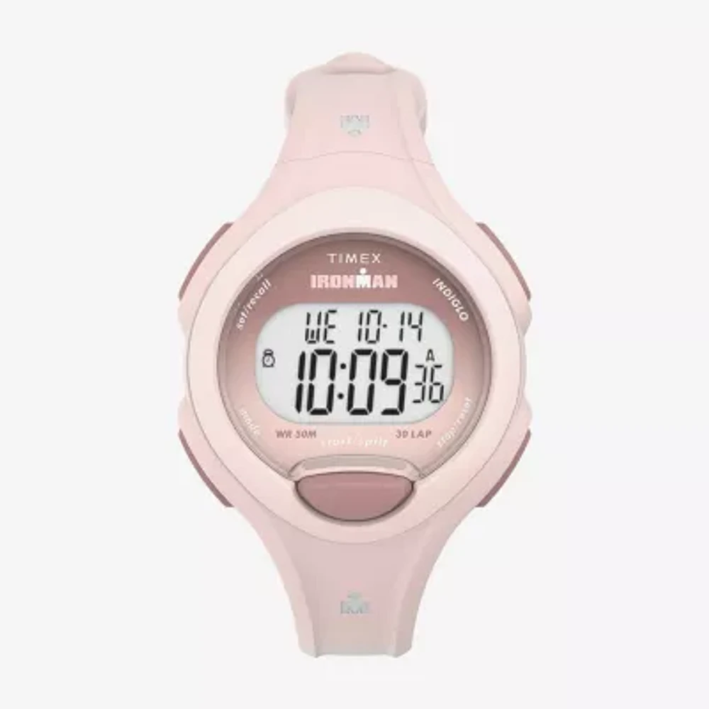 Timex Ironman Womens Pink Strap Watch Tw5m55500jt