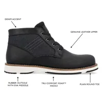 Territory Mens Redwoods Block Heel Chukka Boots