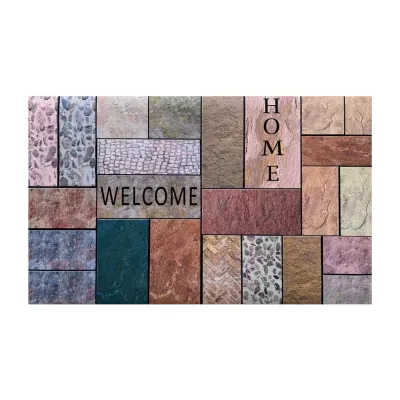 Achim Welcome Home Rubber 18"X30" Doormat