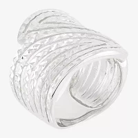 Sterling Silver Bypass  Band