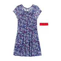 Knit Works Girls Short Sleeve A-Line Dress