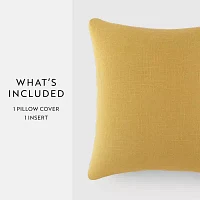 Casual Comfort Solid Cotton 2-pc. Square Throw Pillows