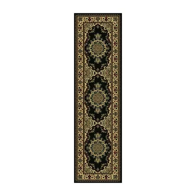 Radici Castello Cora Traditional Medallion 26"X91" Indoor Rectangular Runner