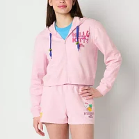 Juniors Womens Long Sleeve Hello Kitty Zipper Hoodie