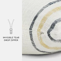 Casual Comfort Framed Stripe Yarn Dyed 2-pc. Square Throw Pillows
