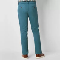 St. John's Bay Stretch Chino Mens Straight Fit Flat Front Pant