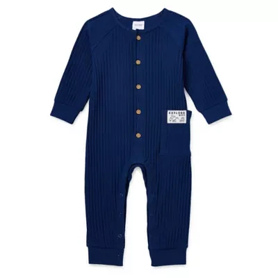 Okie Dokie Baby Boys Long Sleeve Jumpsuit