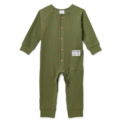 Okie Dokie Baby Boys Long Sleeve Jumpsuit