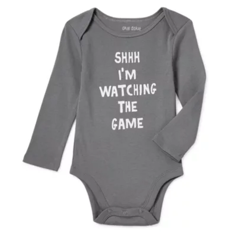 Okie Dokie Baby Unisex Long Sleeve Bodysuit